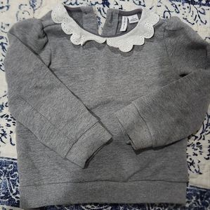 Janie and jack lace trim sweatshirt